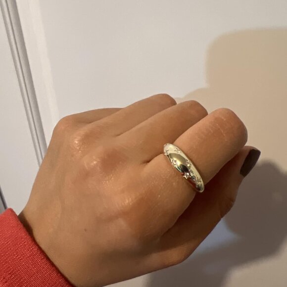 Neiman Marcus 14K Gold Filled Star Chunky Ring - Picture 4 of 4